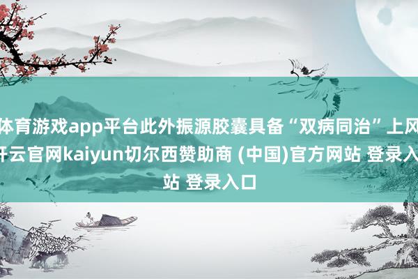 体育游戏app平台此外振源胶囊具备“双病同治”上风-开云官网kaiyun切尔西赞助商 (中国)官方网站 登录入口